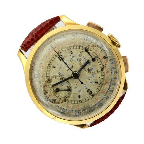 Jaeger-LeCoultre Chronograph Gold18KT Em...