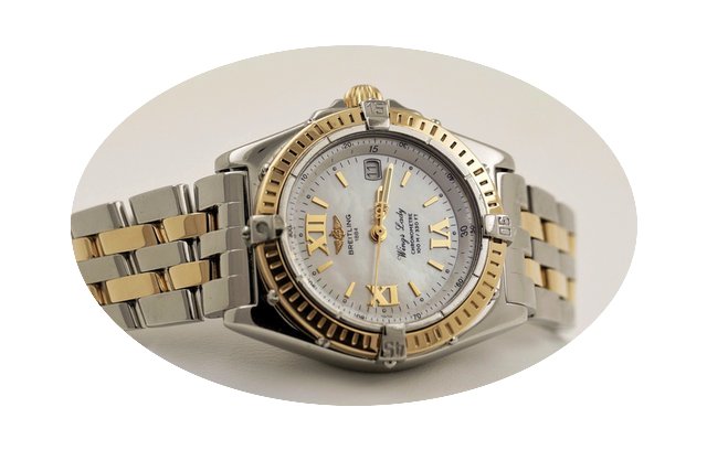 Breitling Lady Wings Gold Steel Bracelet...