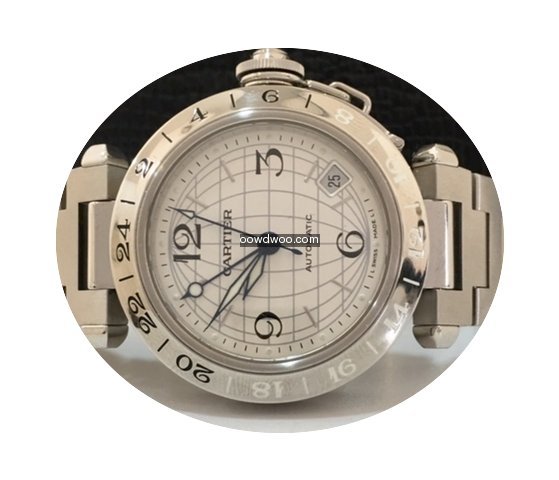 Cartier Pasha Gmt Automatico 35mm Comple...