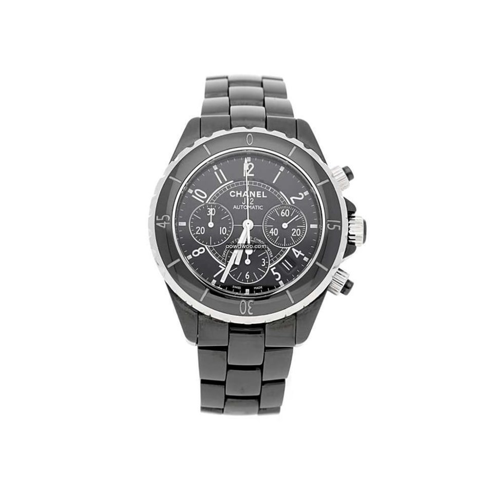 Chanel J12 Black Ceramic Chronograph Wat...