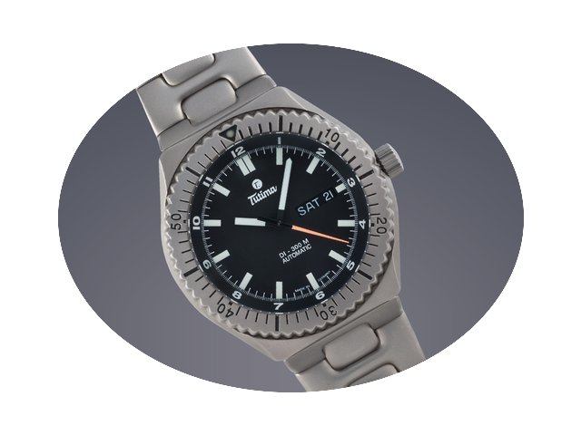 Tutima DI-300 watch titanium automatic...