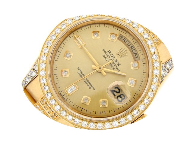 Rolex 18k Gold Day-date President Full D...
