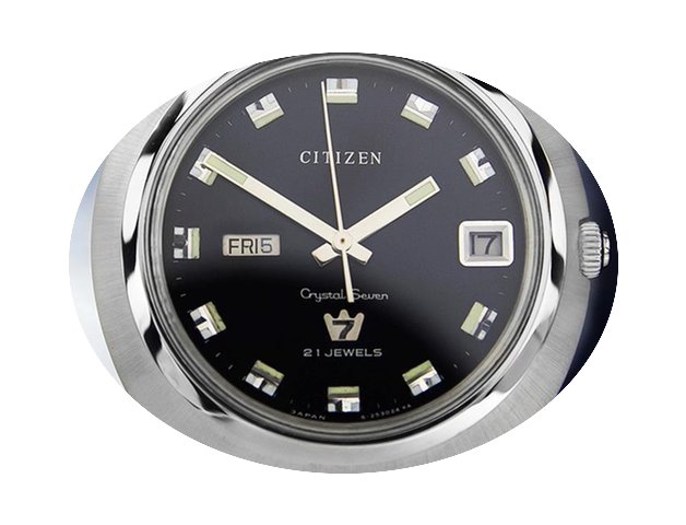 Citizen Crystal Seven Rare Vintage 1970s...