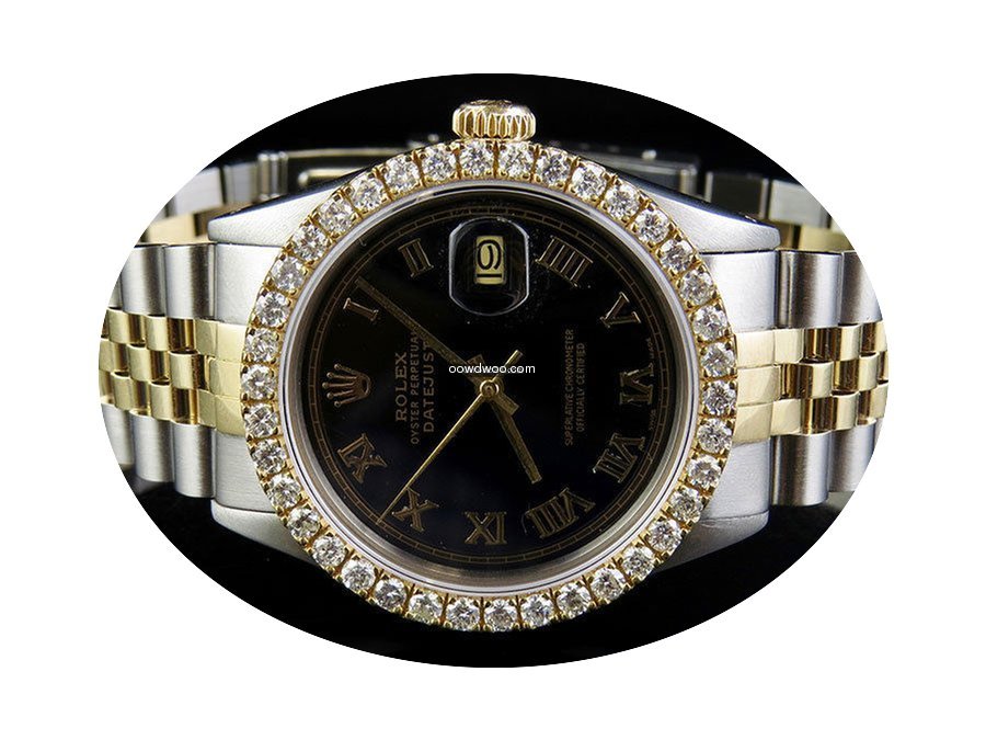 Rolex Mens Rolex 18K/ Steel Datejust Two...