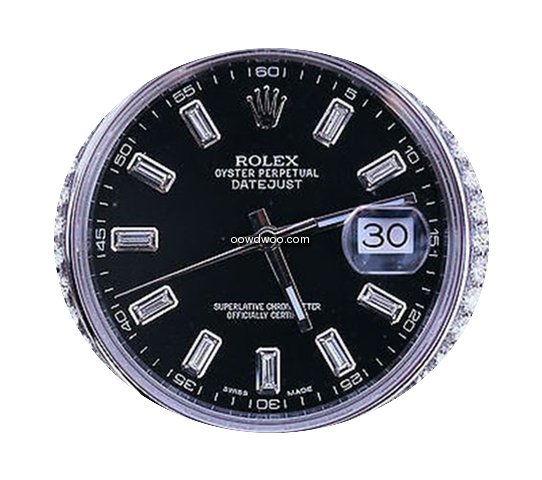 Rolex Datejust Ii 41mm Black Diamond Dia...