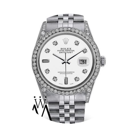 Rolex Diamond Rolex Datejust 36mm White ...