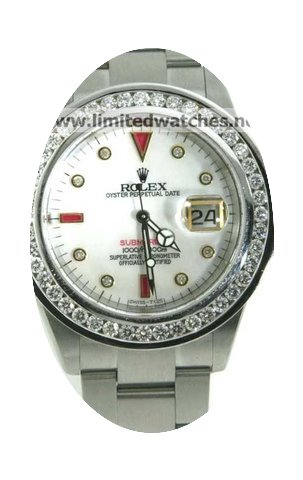 Rolex Submariner Steel 3.00ct Diamond Be...
