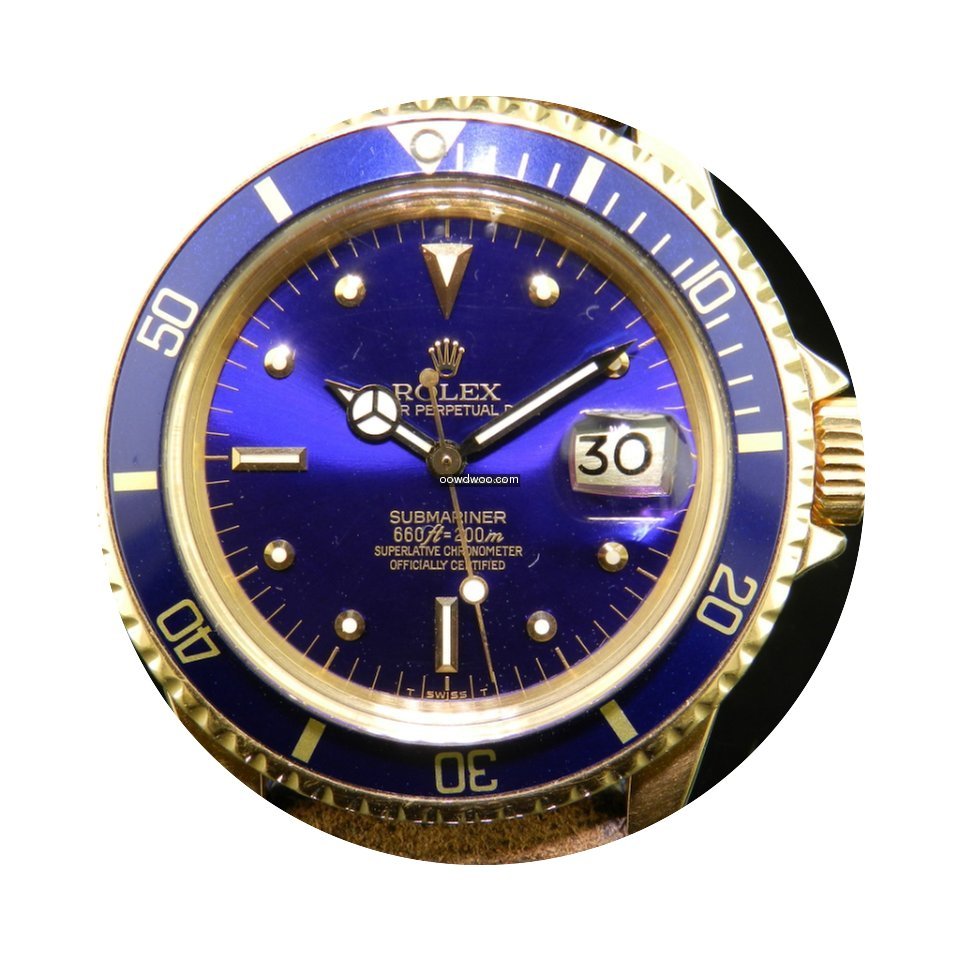 Rolex Submariner Ref. 1680 Testa Oro Pur...