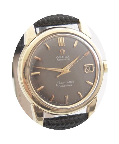 Omega Seamaster Automatik Date Gold Cap...