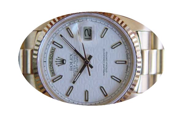 Rolex Mens President 18k Gold Watch Pre ...