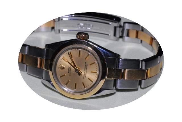 Rolex lady or acier 67183...