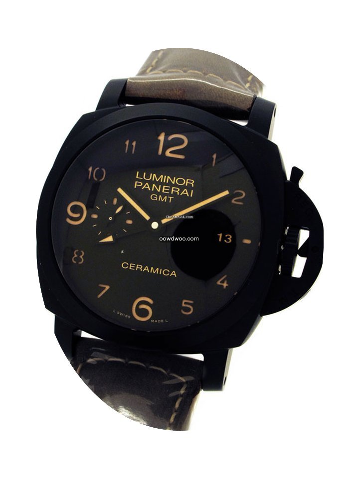 Panerai Luminor Pam 441 GMT Ceramica Tra...