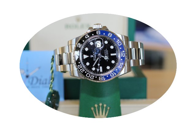 Rolex gmt master 2 blu/nero...