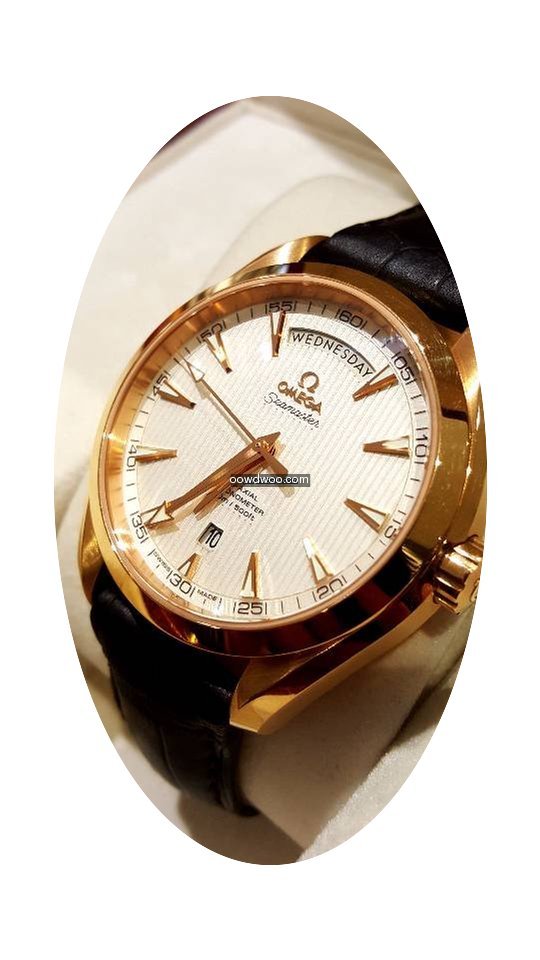 Omega Aqua Terra 18ct Daydate...