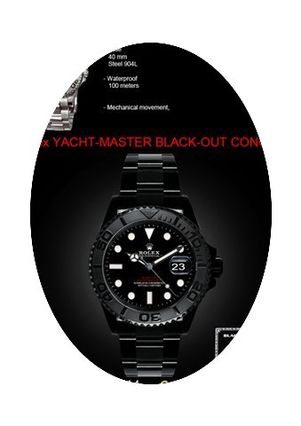 Rolex YACHT-MASTER BLACK-OUT CUSTOMIZATI...