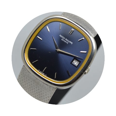 Patek Philippe Ellipse 18K White Gold TV...