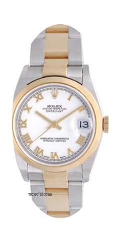 Rolex Midsize 2 Tone Used Datejust Watch...