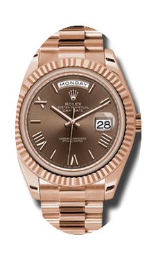 Rolex 18KT Pink Gold Day Date 40mm...