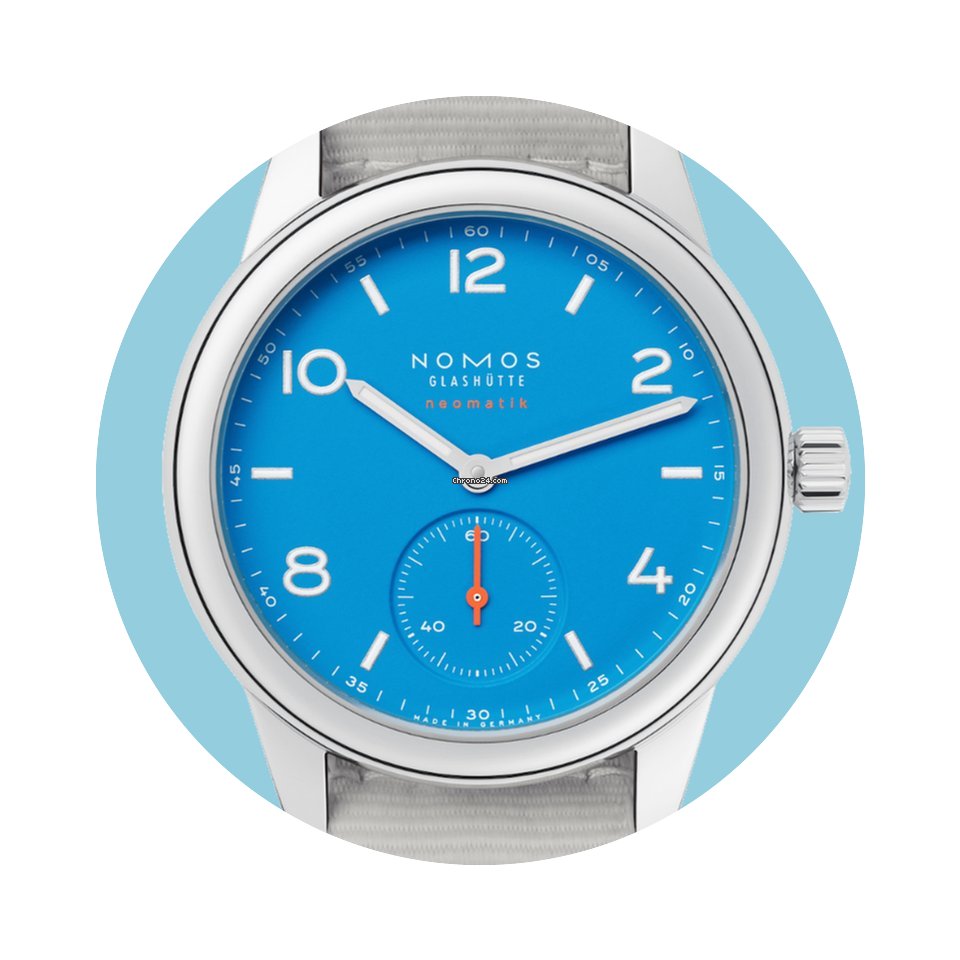 Nomos Glashütte Club neomatik signalbla...