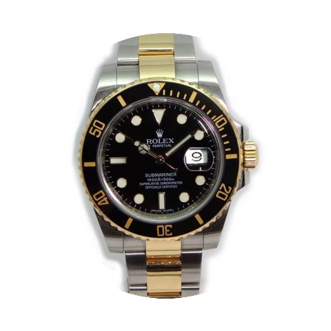 Rolex Submariner 116613 Heavy Band Black...