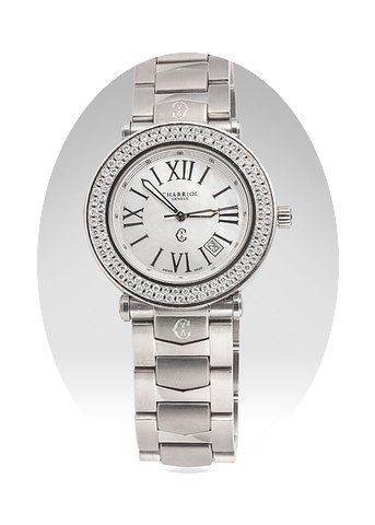 Charriol Colvmbvs Round with Diamonds...