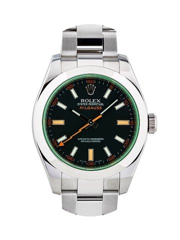Rolex Milgauss 40mm In Acciaio Vetro Ver...