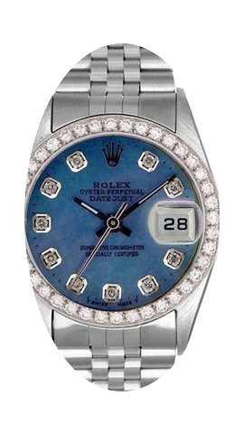 Rolex Mens Datejust Stainless Steel 1601...