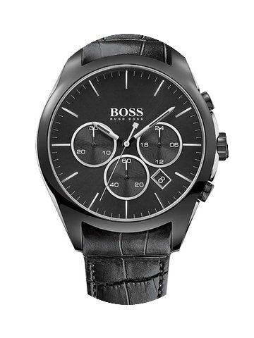 Hugo Boss 1513367 Onyx Chronograph Leder...
