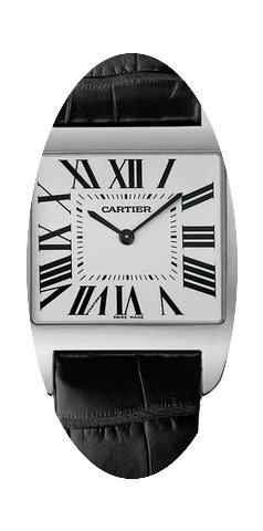 Cartier SANTOS DUMONT MEN'S WHITE GOLD -...