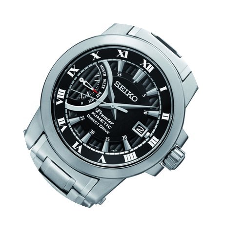 Seiko Premier Kinetic Direkt Drive Herre...