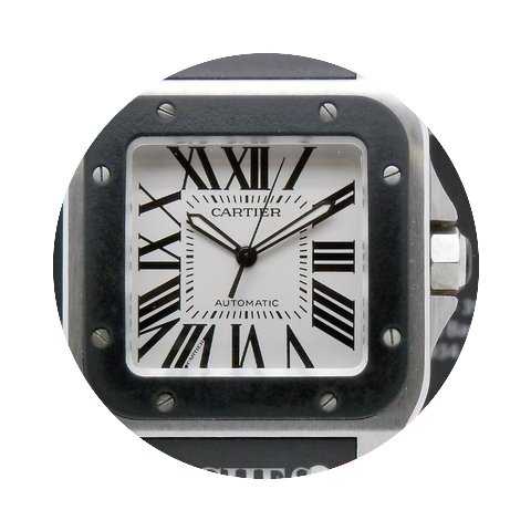 Cartier Santos 100XL Rubber...