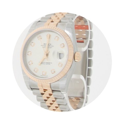 Rolex Date-Just Stahl/Rose...