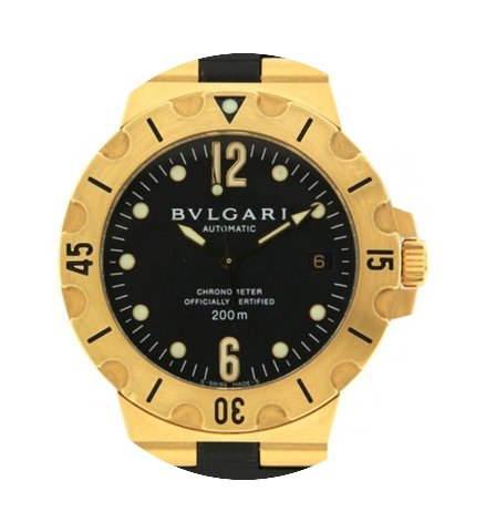 Bulgari Diagono Sd38gv In Oro Giallo E P...