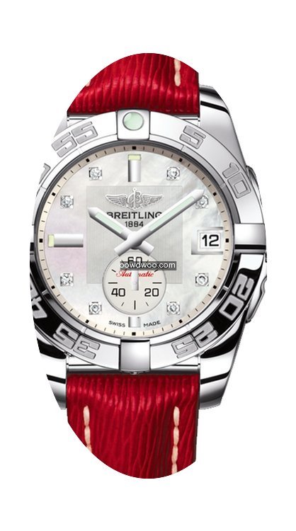 Breitling Galactic 36 ad: $4,137 Breitli...