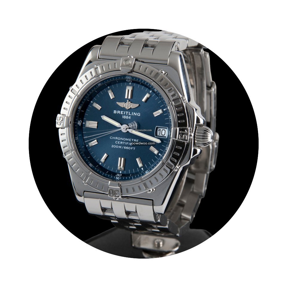 Breitling chronometer certifie 200 meter...