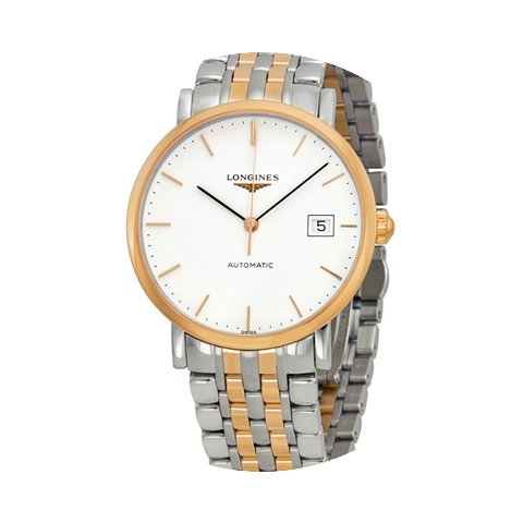 Longines Elegant White Dial Two-tone Wat...