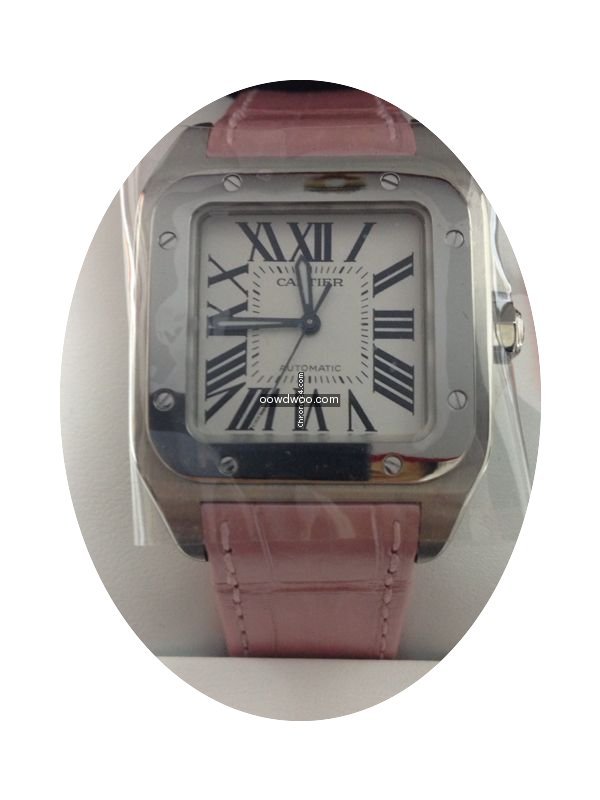Cartier W20126X8 Santos 100 Automatic Pi...