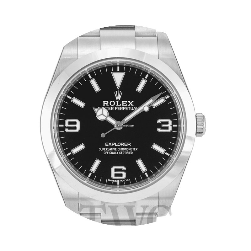 Rolex Explorer Black/Steel Ø39 mm 2016 ...