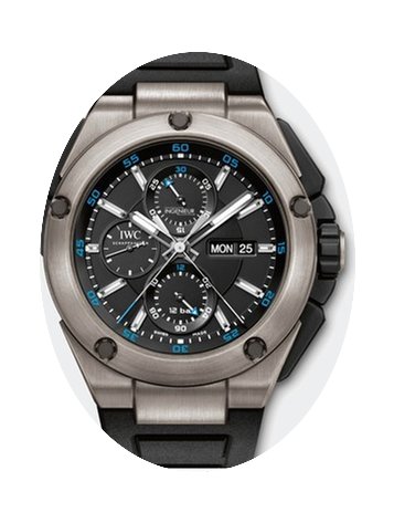IWC INGENIEUR DOUBLE CHRONOGRAPH TITANIO...