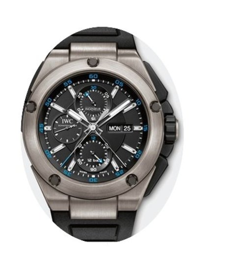 IWC INGENIEUR DOUBLE CHRONOGRAPH TITANIO...