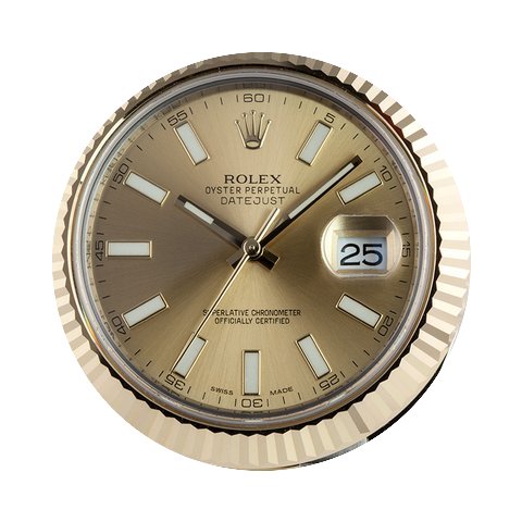 Rolex DateJust II 41mm Steel/Gold Champa...