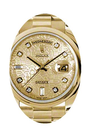 Rolex Day-Date 36 118208-GLJDDP Champagn...