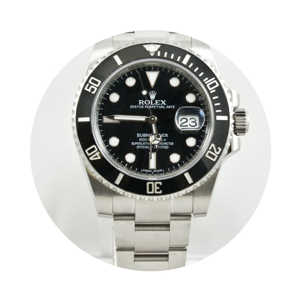 Rolex 40mm Submariner Watch 116610LN Cer...