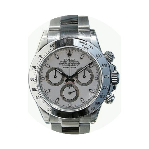Rolex Daytona 116520 Stainless Steel Per...