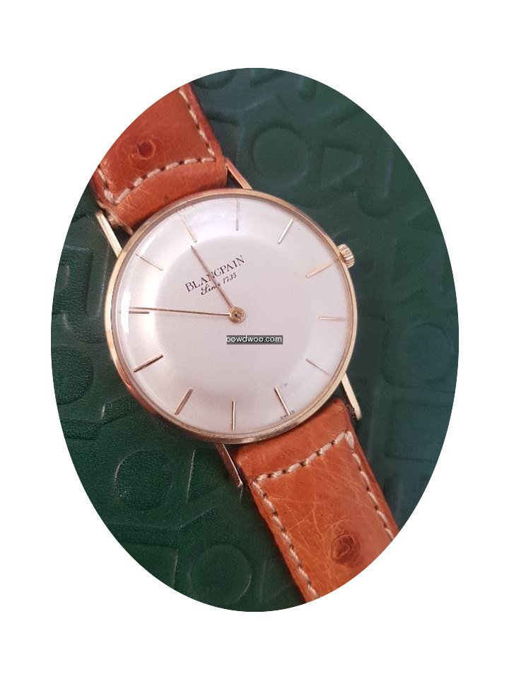 Blancpain 18ct Dress watch Pie pan dial...