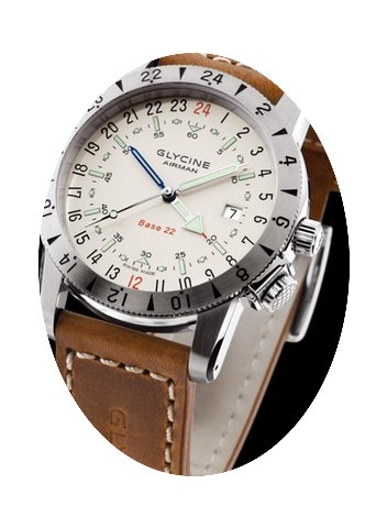 Glycine AIRMAN BASE 22 - 100 % NEW - FRE...