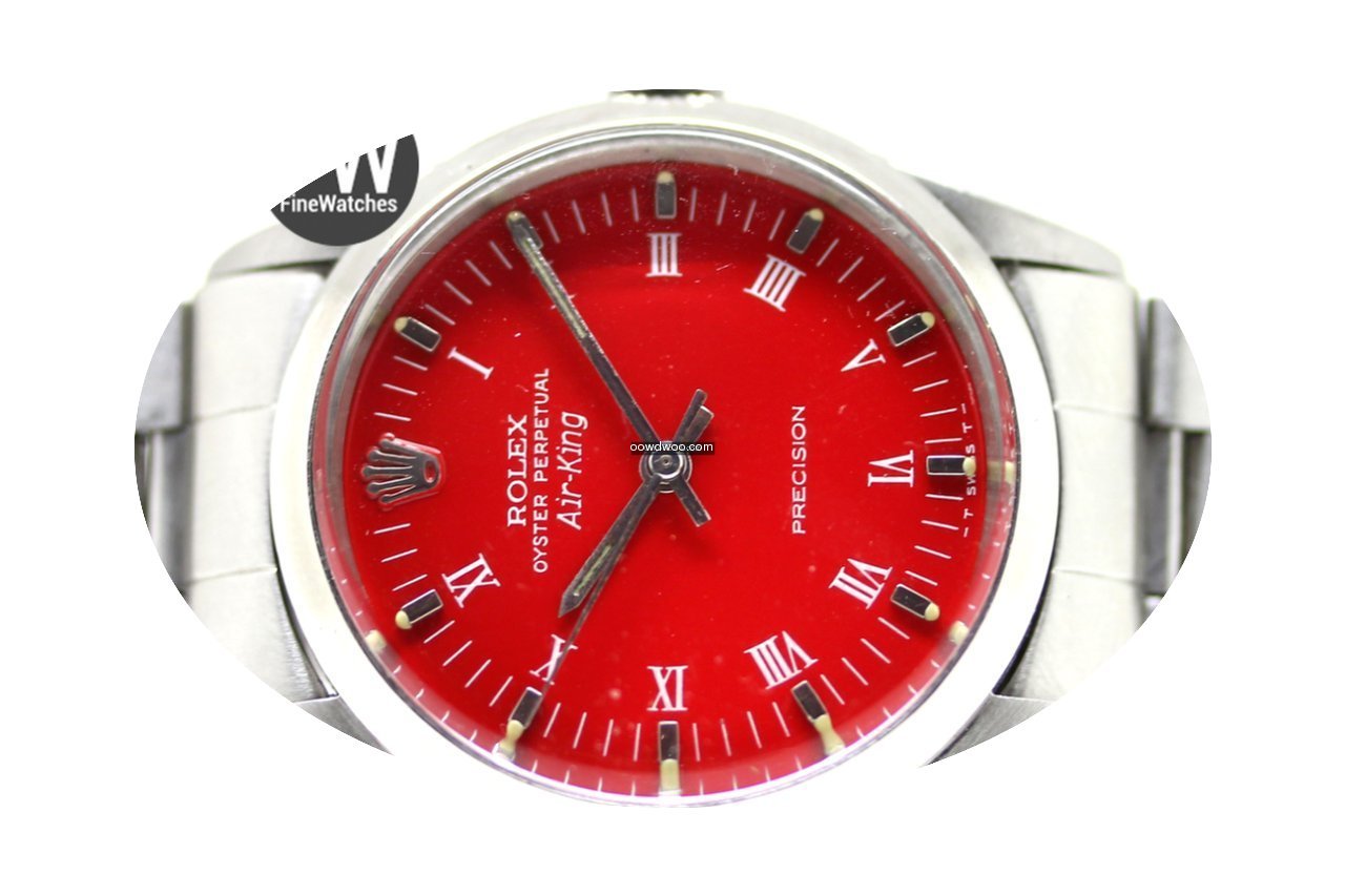 Rolex Air King Red Dial...