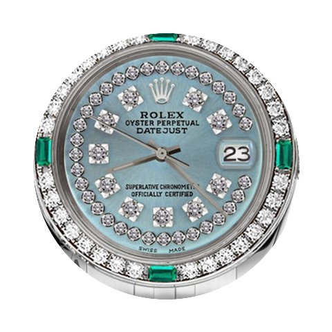 Rolex Green Emerald Woman`s Rolex 26mm D...