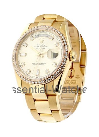 Rolex Used Men's Rose Gold President wit...