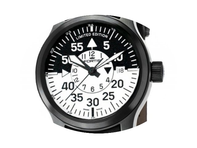 Fortis Flieger Black Cockpit GMT Limitie...